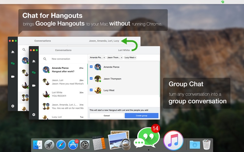 google hangout desktop for mac